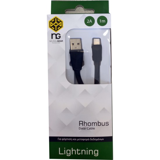 NG ΚΑΛΩΔΙΟ ΦΟΡΤΙΣΗΣ LIGHTNING RHOMBUS  1M